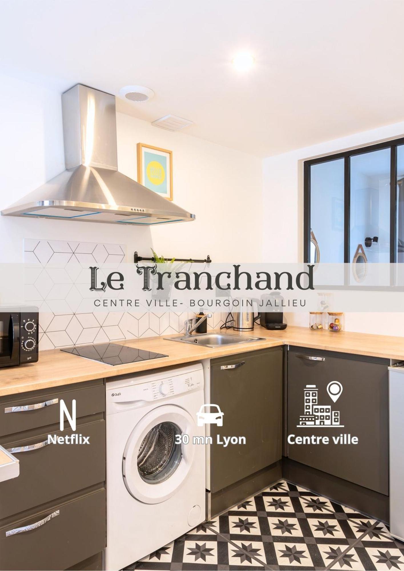 Le Tranchand☆City Center☆Wifi Hd Bourgoin-Jallieu Εξωτερικό φωτογραφία